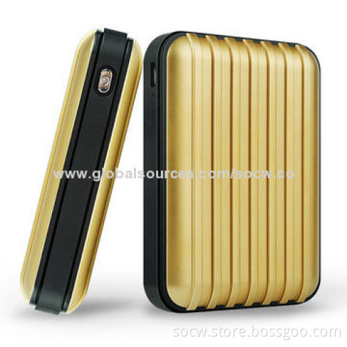 8,800mAh Emergency Mobile Phone Chargers with Portable Luggage Case Design